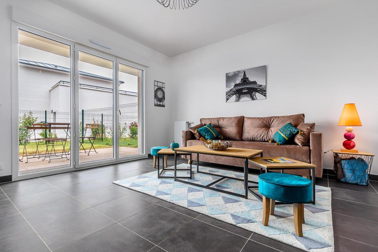 King Size Bed - Free Private Parking - Garden & Terrace - 14Min From Disneyland Ферр'єр-ан-Брі Екстер'єр фото